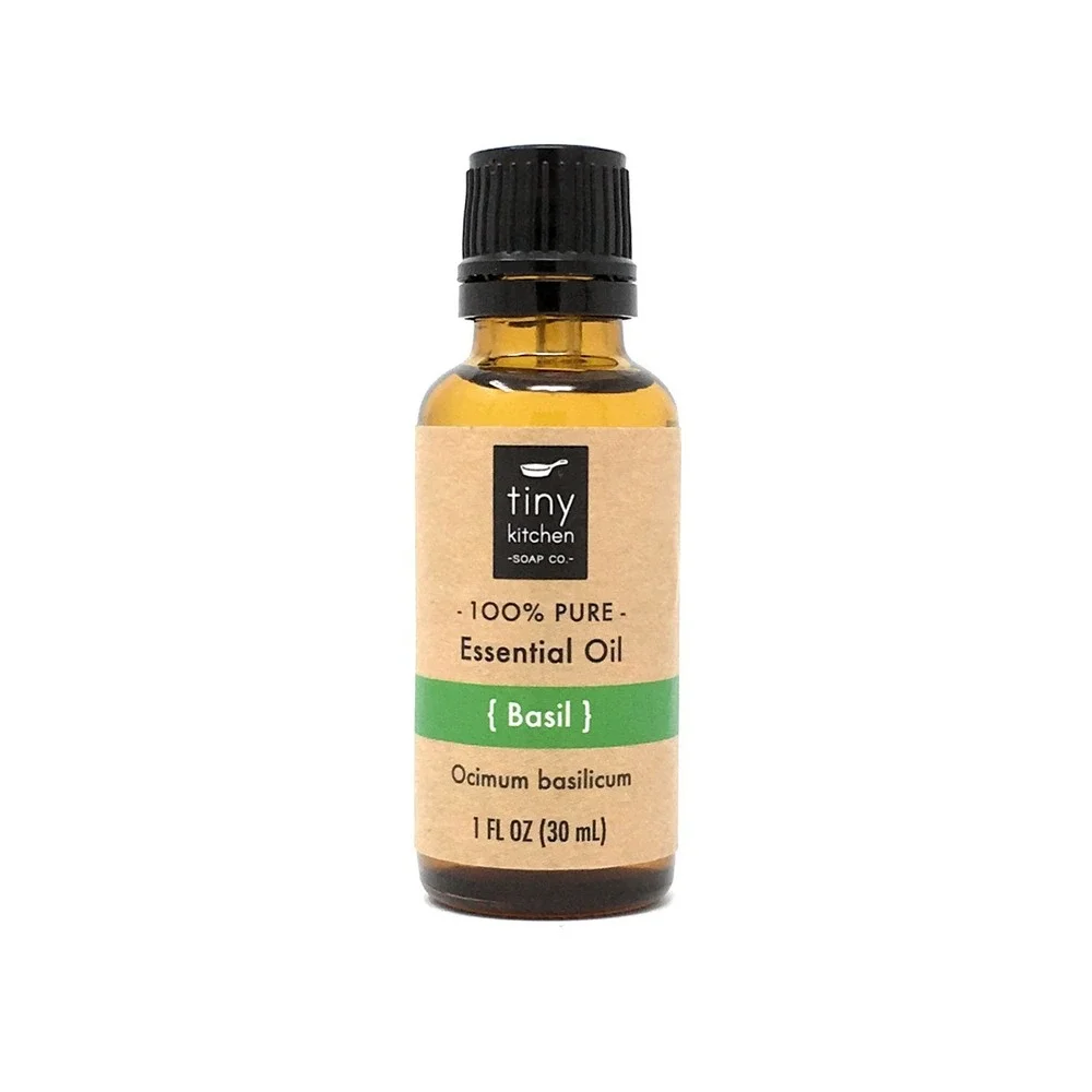 Pure Basil Essential Oil - Ocimum basilicum (30 mL / 1 fl oz)